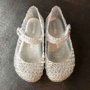 Mini Melissa Glitter Clear Size 9 in Original box